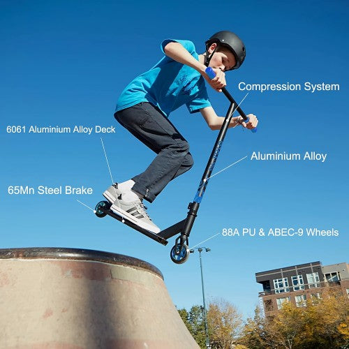 56PCS Beginner Stunt Scooter with HIC Compression, Light Weight Deck, 3.9 56PCS Beginner Stunt Scooter with HIC Compression, Light Weight Deck, 3.9